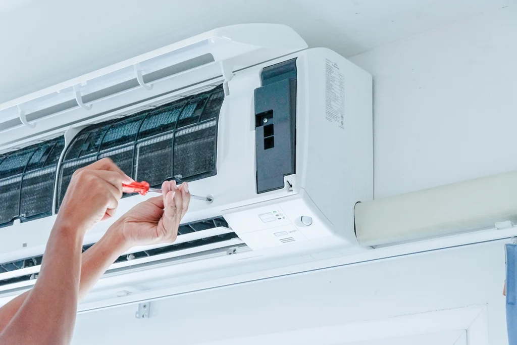 ac blowing hot air