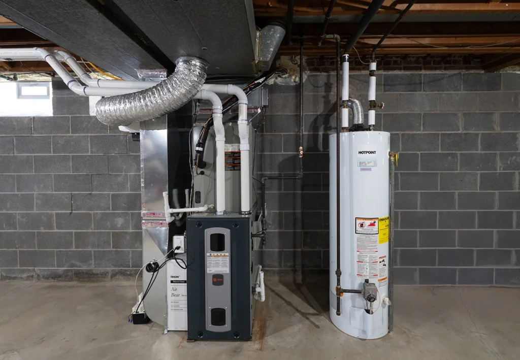 furnace dripping water