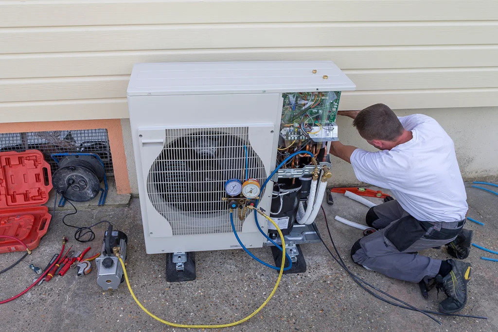 how to fix a heat pump