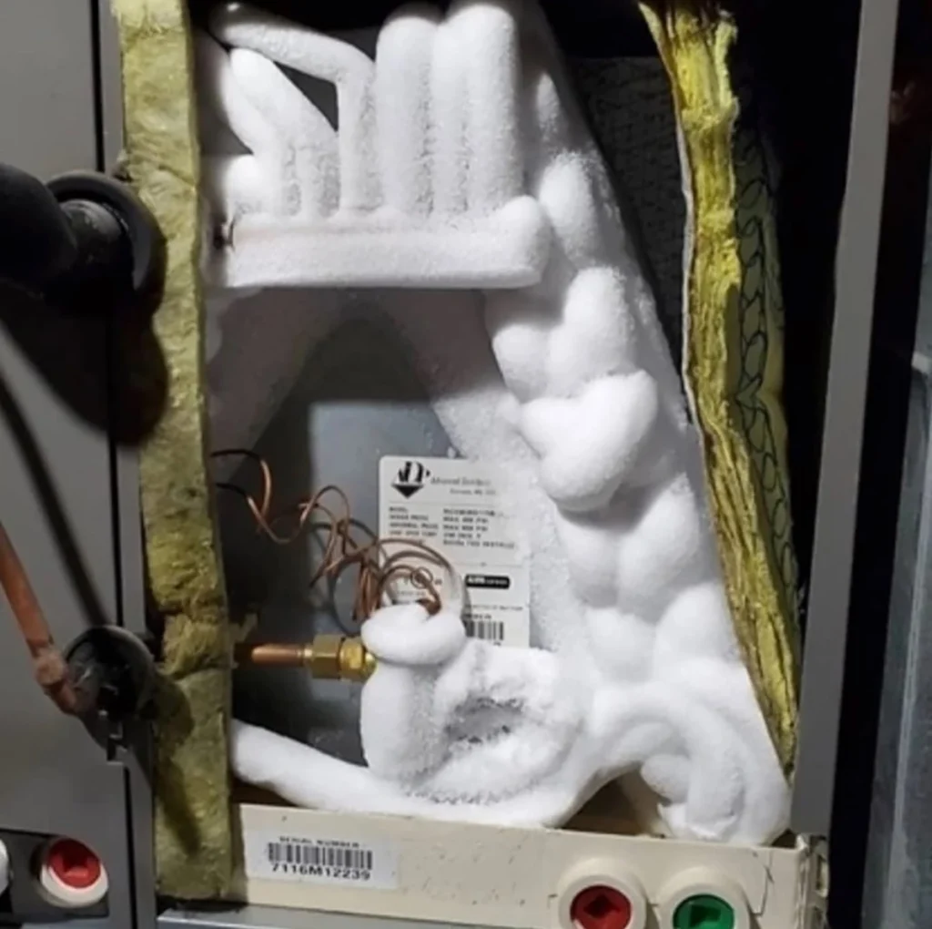 air conditioner evaporator freezing